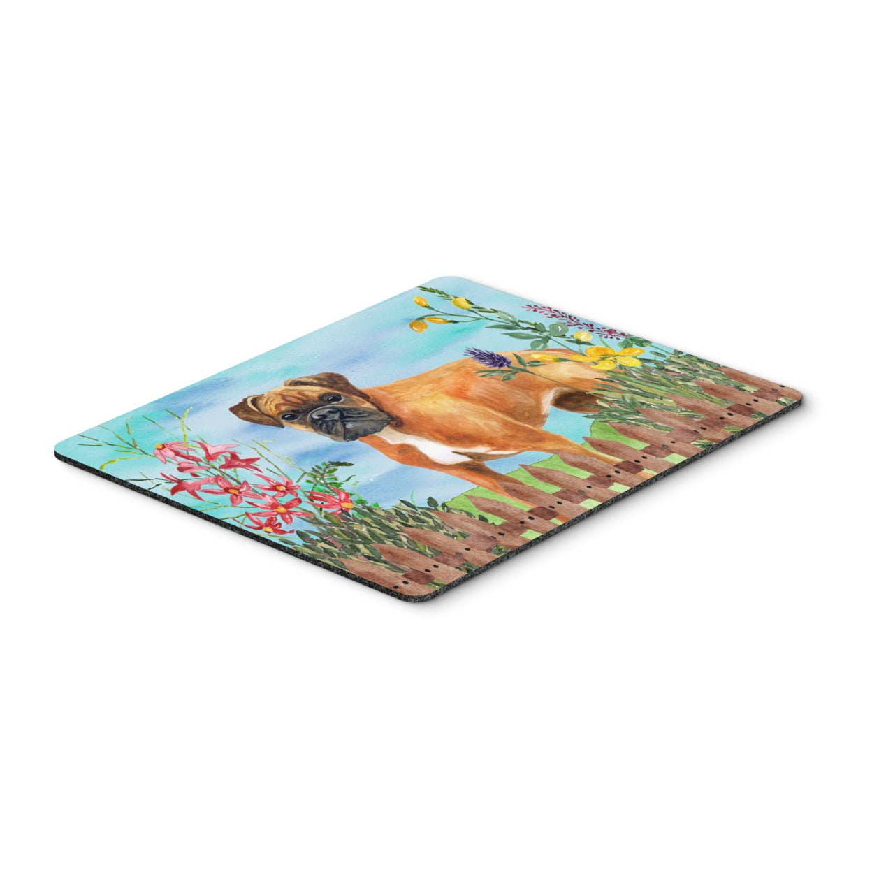 CK1202MP German Boxer Spring Mouse Pad, Hot Pad or Trivet