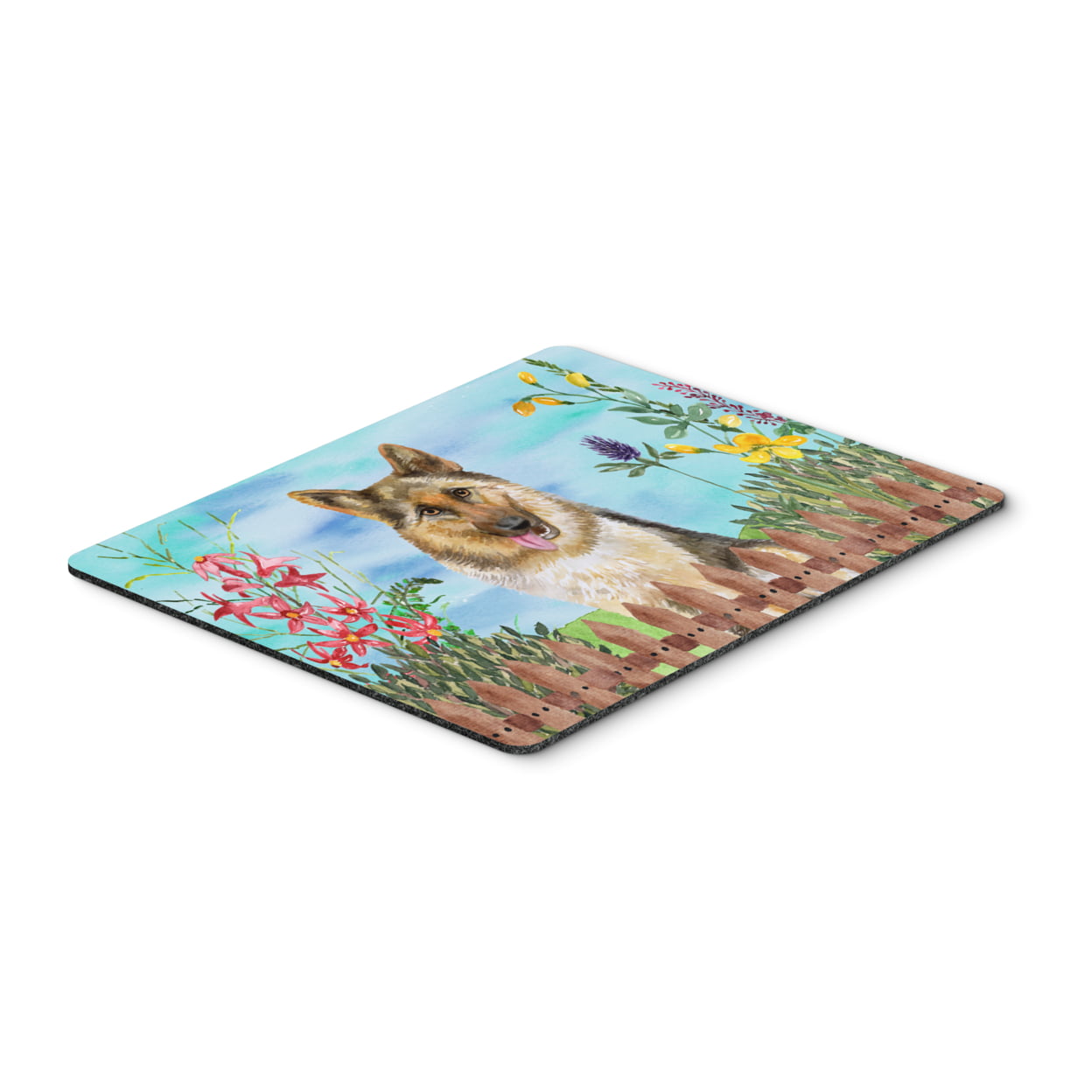 CK1216MP German Shepherd Spring Mouse Pad, Hot Pad or Trivet