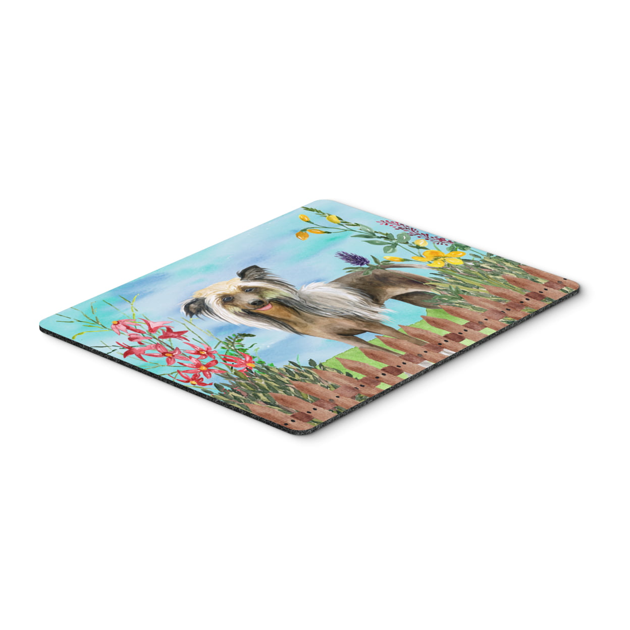 Chinese Crested Spring Mouse Pad, Hot Pad or Trivet