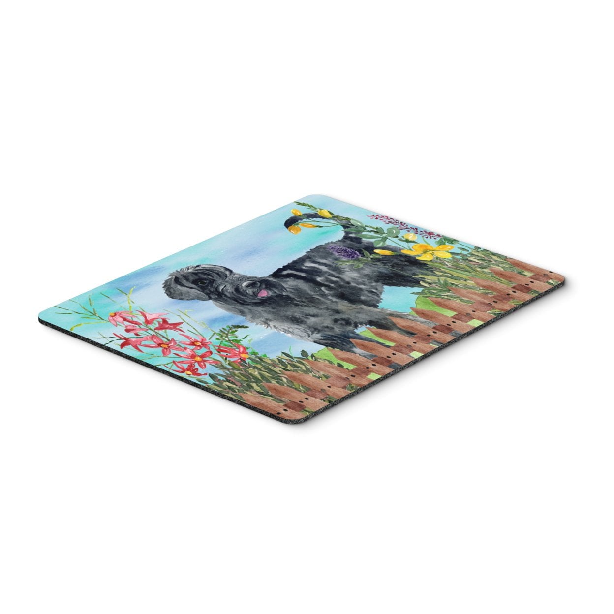 Giant Schnauzer Spring Mouse Pad, Hot Pad or Trivet