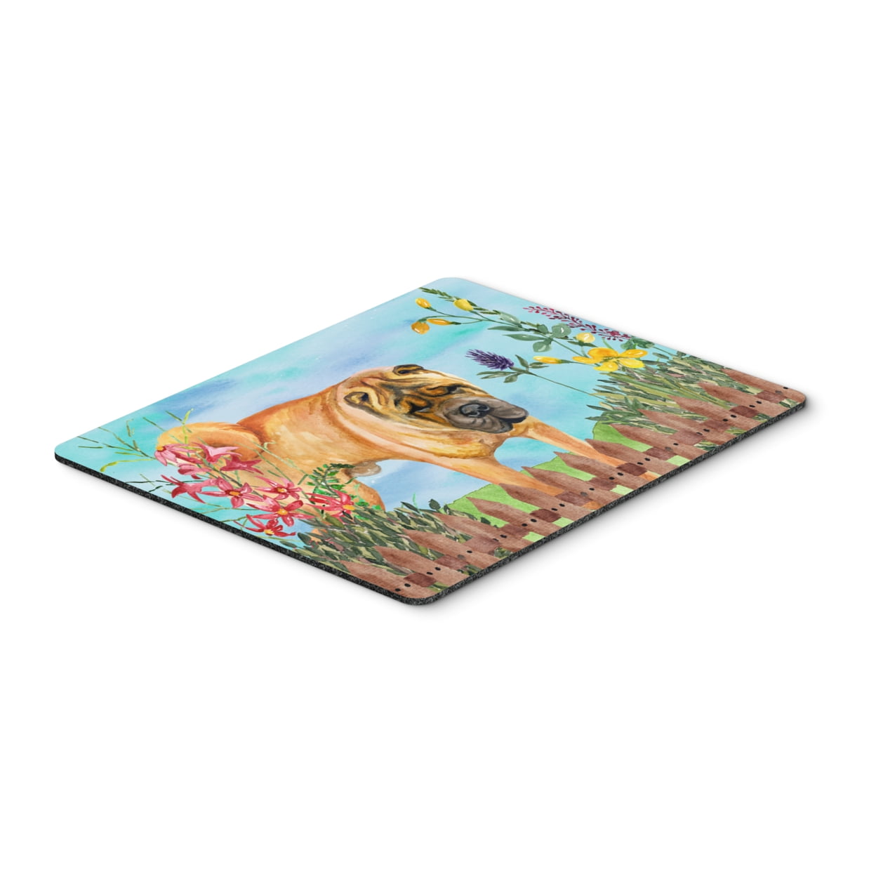 Shar Pei Spring Mouse Pad, Hot Pad or Trivet