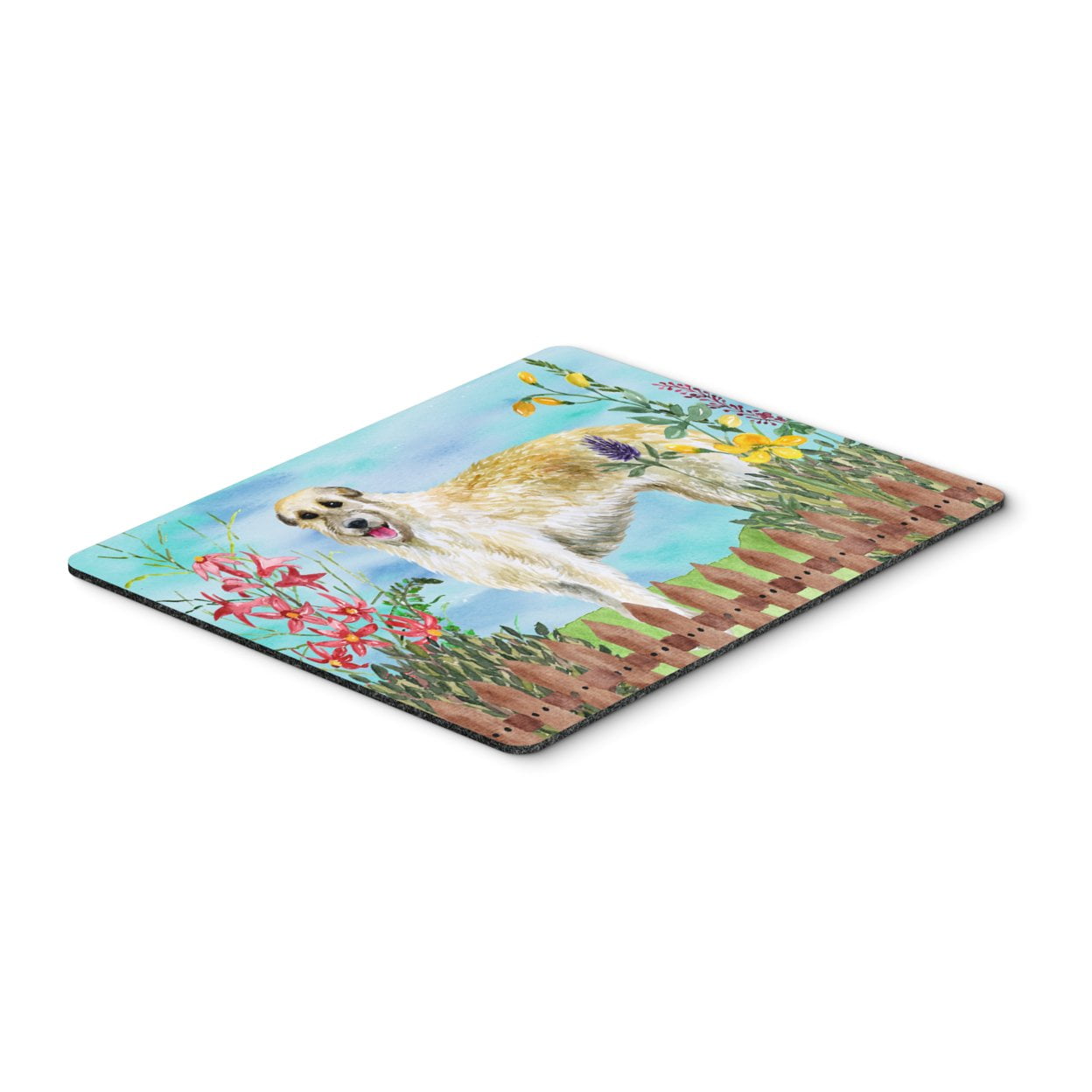 CK1232MP Irish Wolfhound Spring Mouse Pad, Hot Pad or Trivet