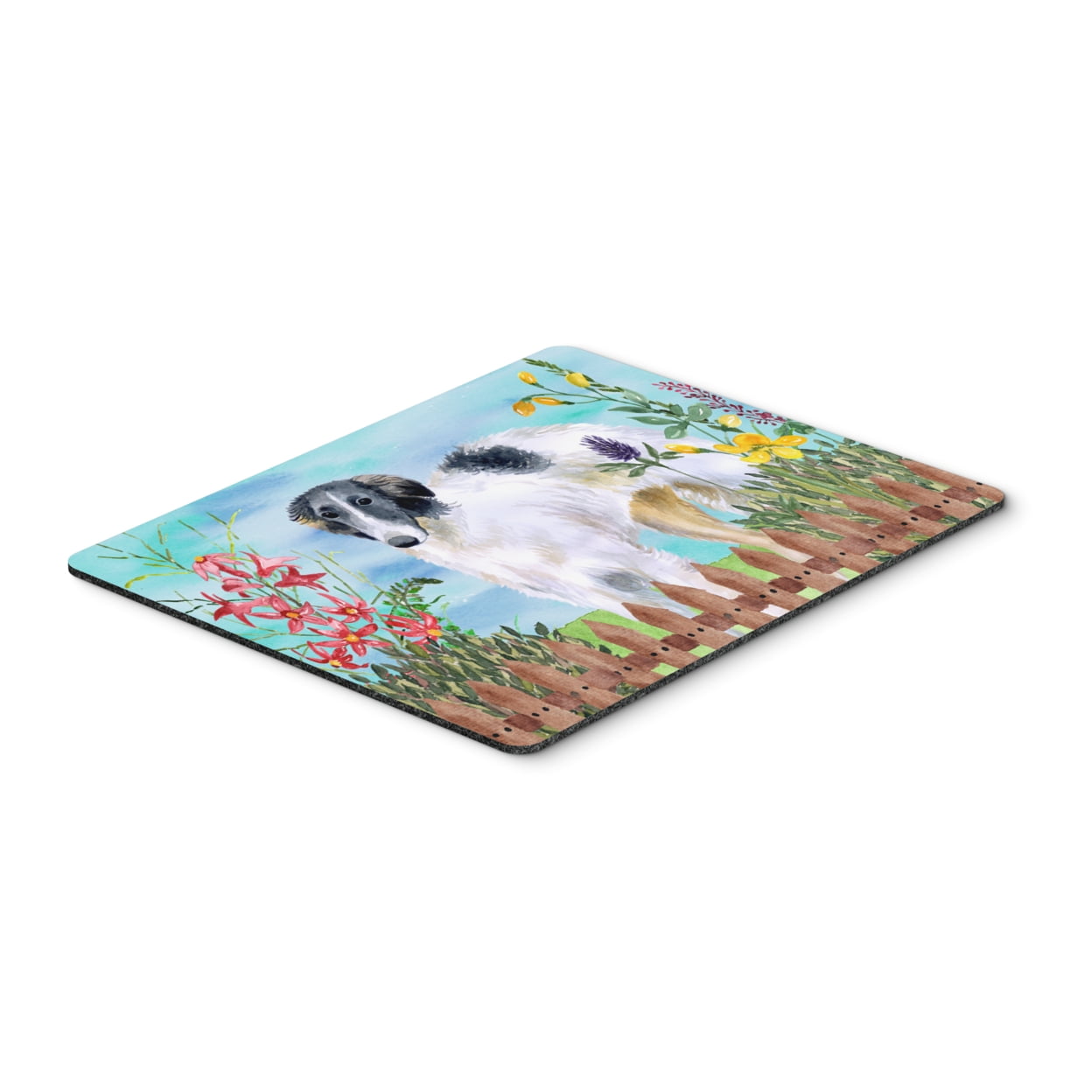 Borzoi Spring Mouse Pad, Hot Pad or Trivet