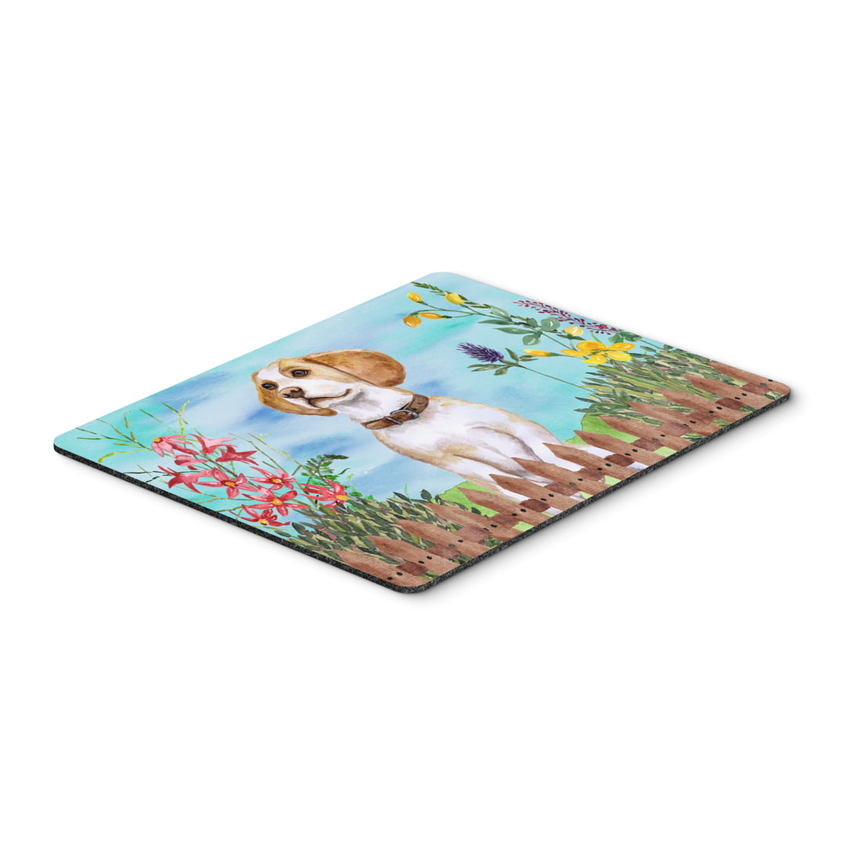 Beagle Spring Mouse Pad, Hot Pad or Trivet