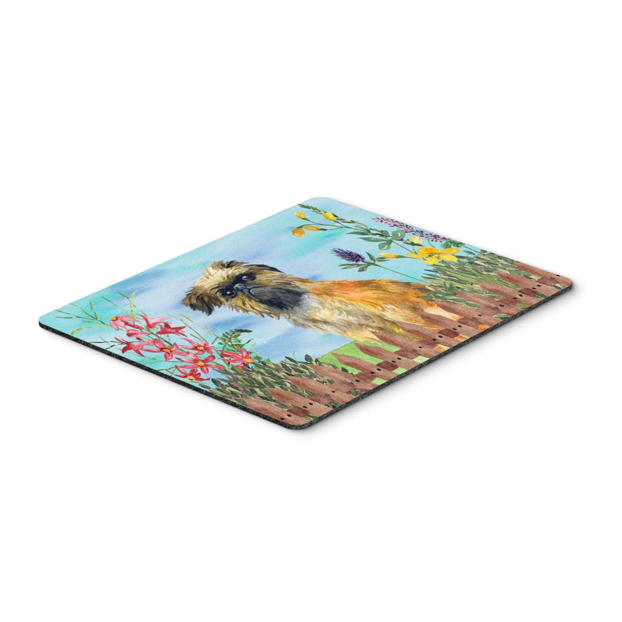 CK1249MP Brussels Griffon Spring Mouse Pad, Hot Pad or Trivet