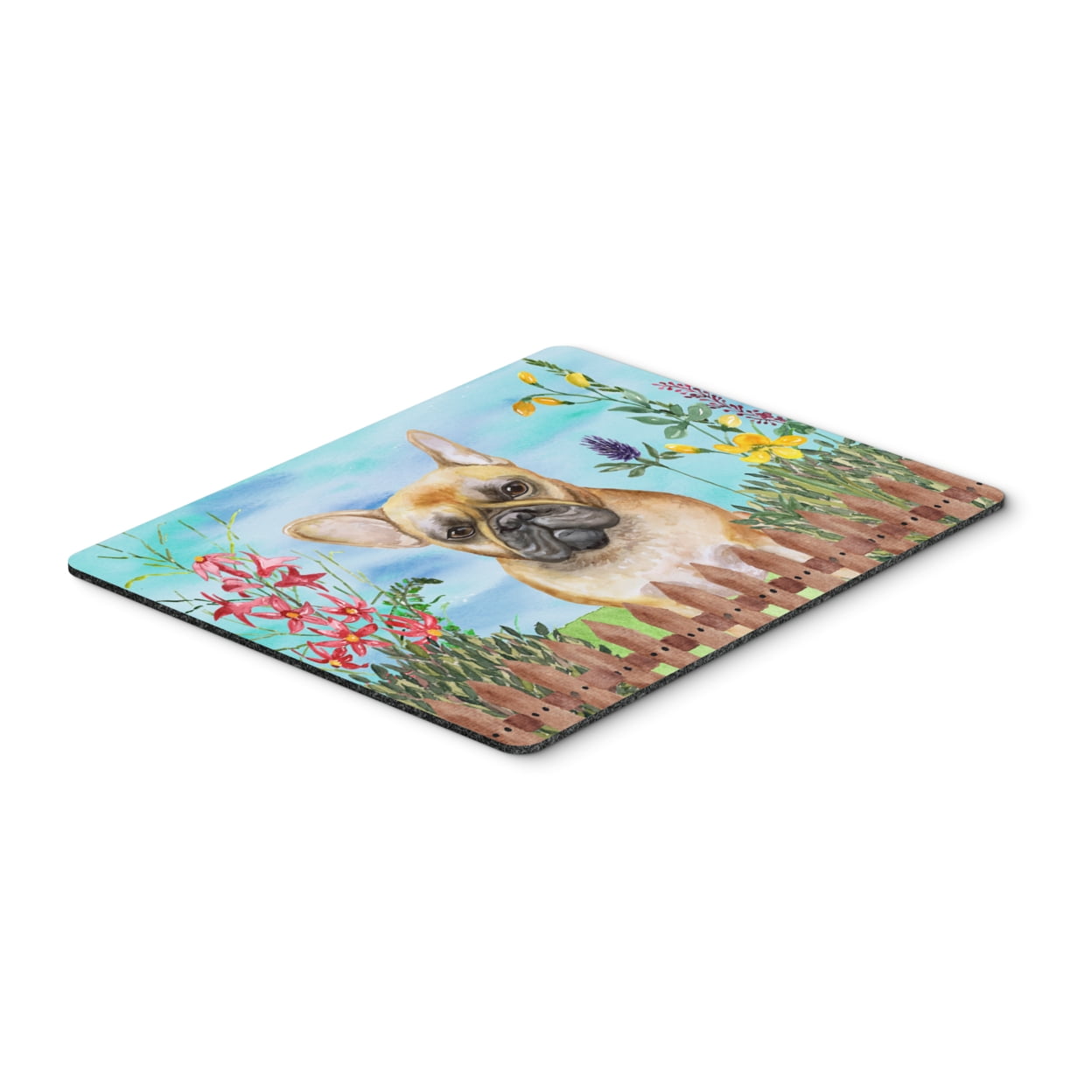 French Bulldog Spring Mouse Pad, Hot Pad or Trivet