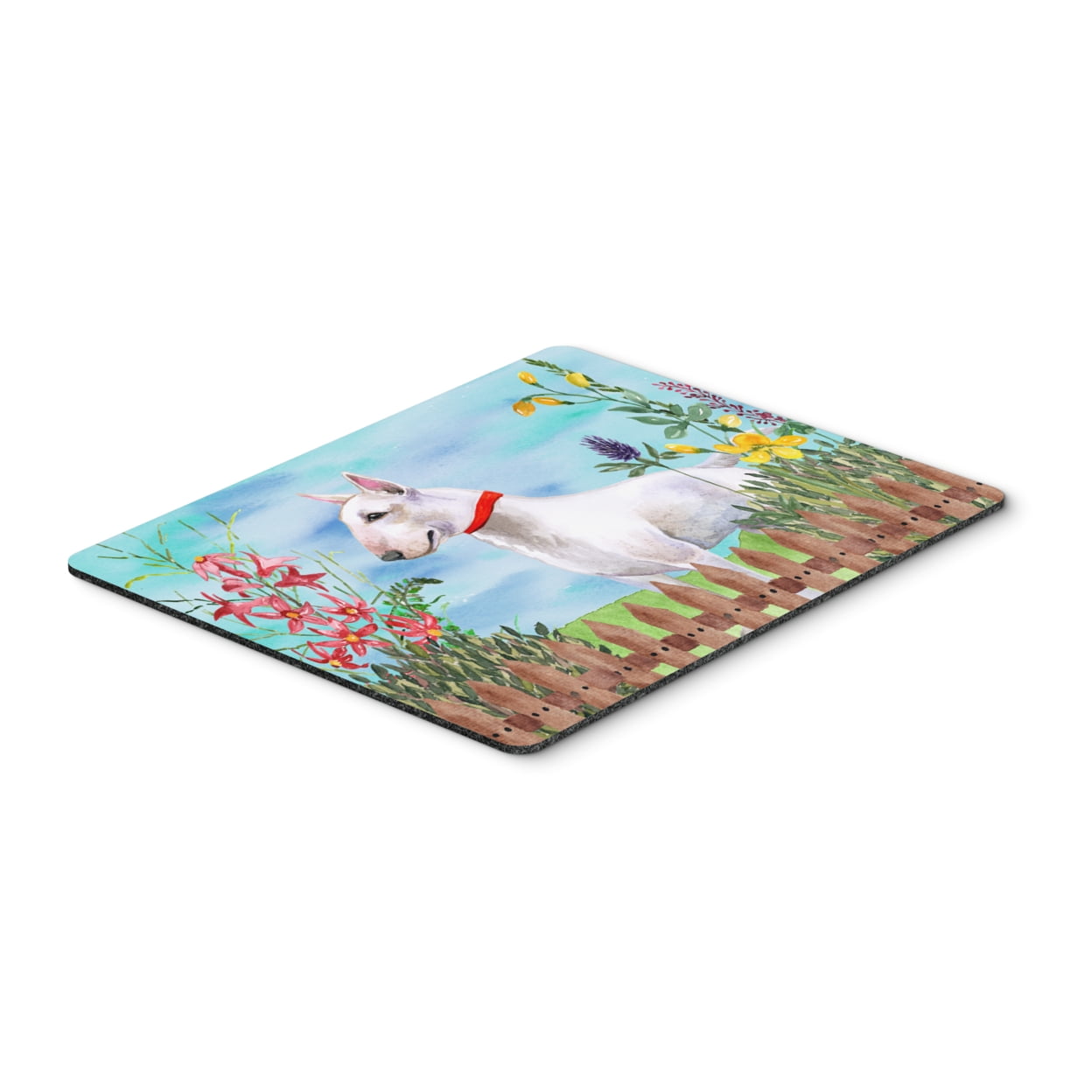 Bull Terrier Spring Mouse Pad, Hot Pad or Trivet