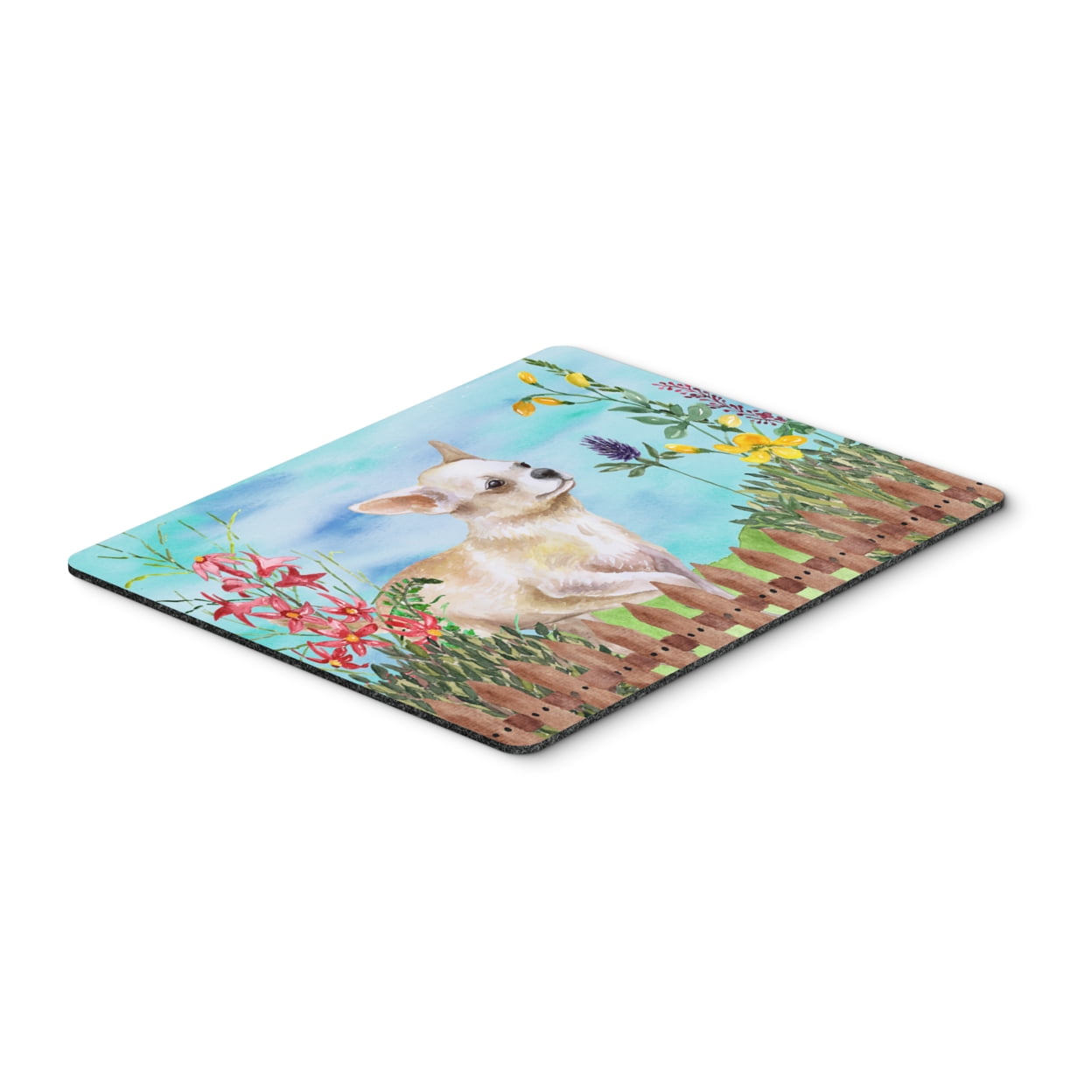 Chihuahua Leg up Spring Mouse Pad, Hot Pad or Trivet