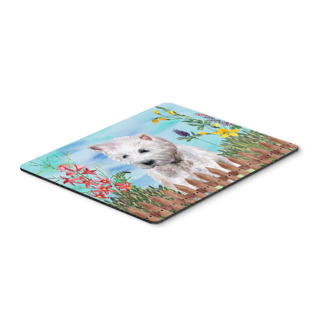CK1263MP Westie Spring Mouse Pad, Hot Pad or Trivet