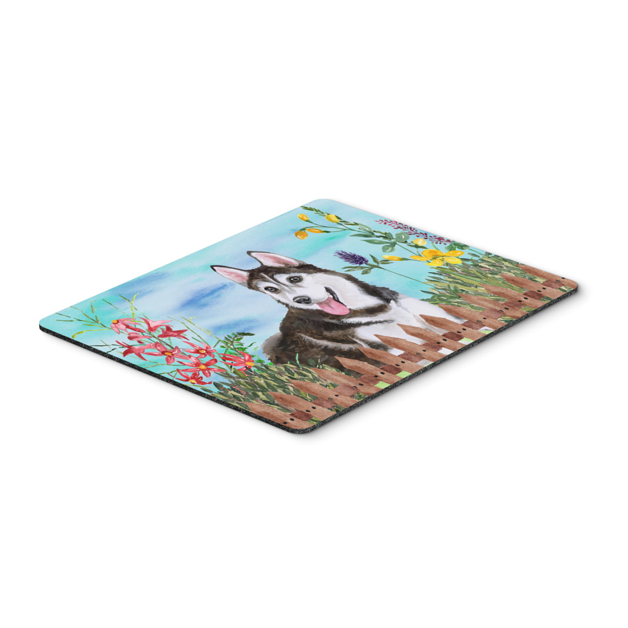 Siberian Husky No 2 Spring Mouse Pad, Hot Pad or Trivet