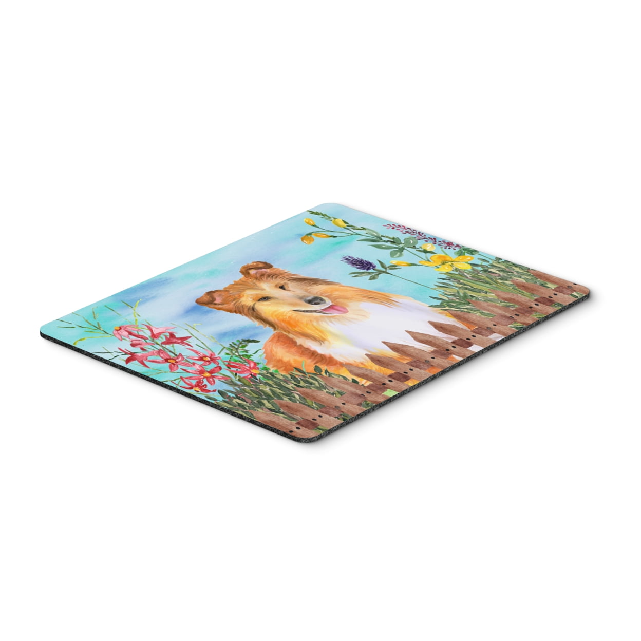 CK1282MP Sheltie Spring Mouse Pad, Hot Pad or Trivet