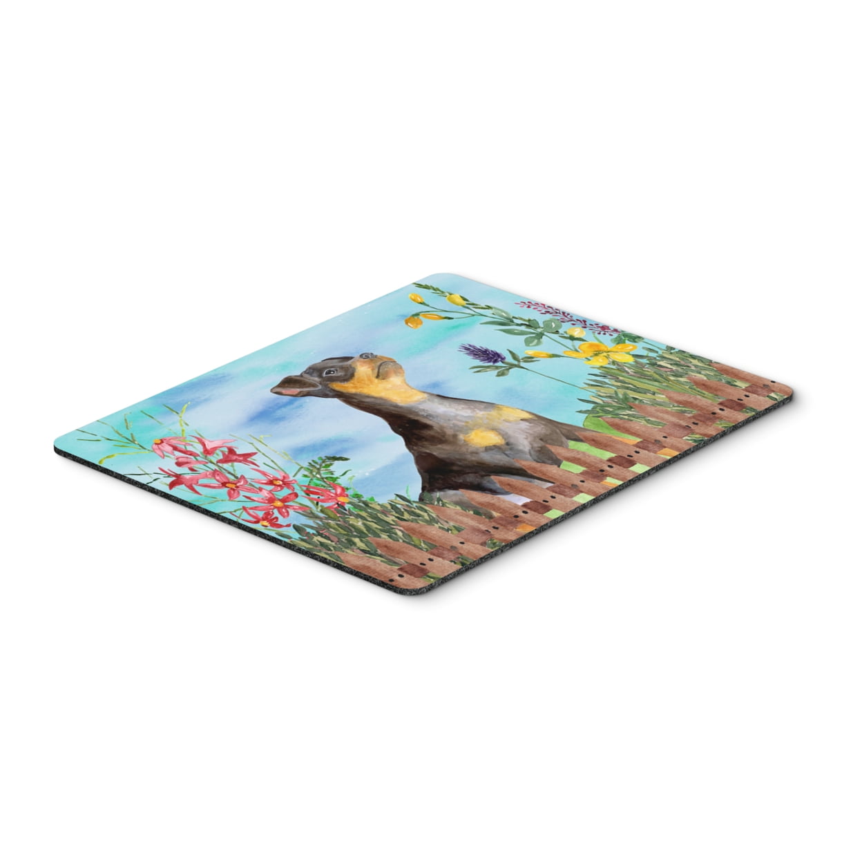 Miniature Pinscher No 2 Spring Mouse Pad, Hot Pad or Trivet