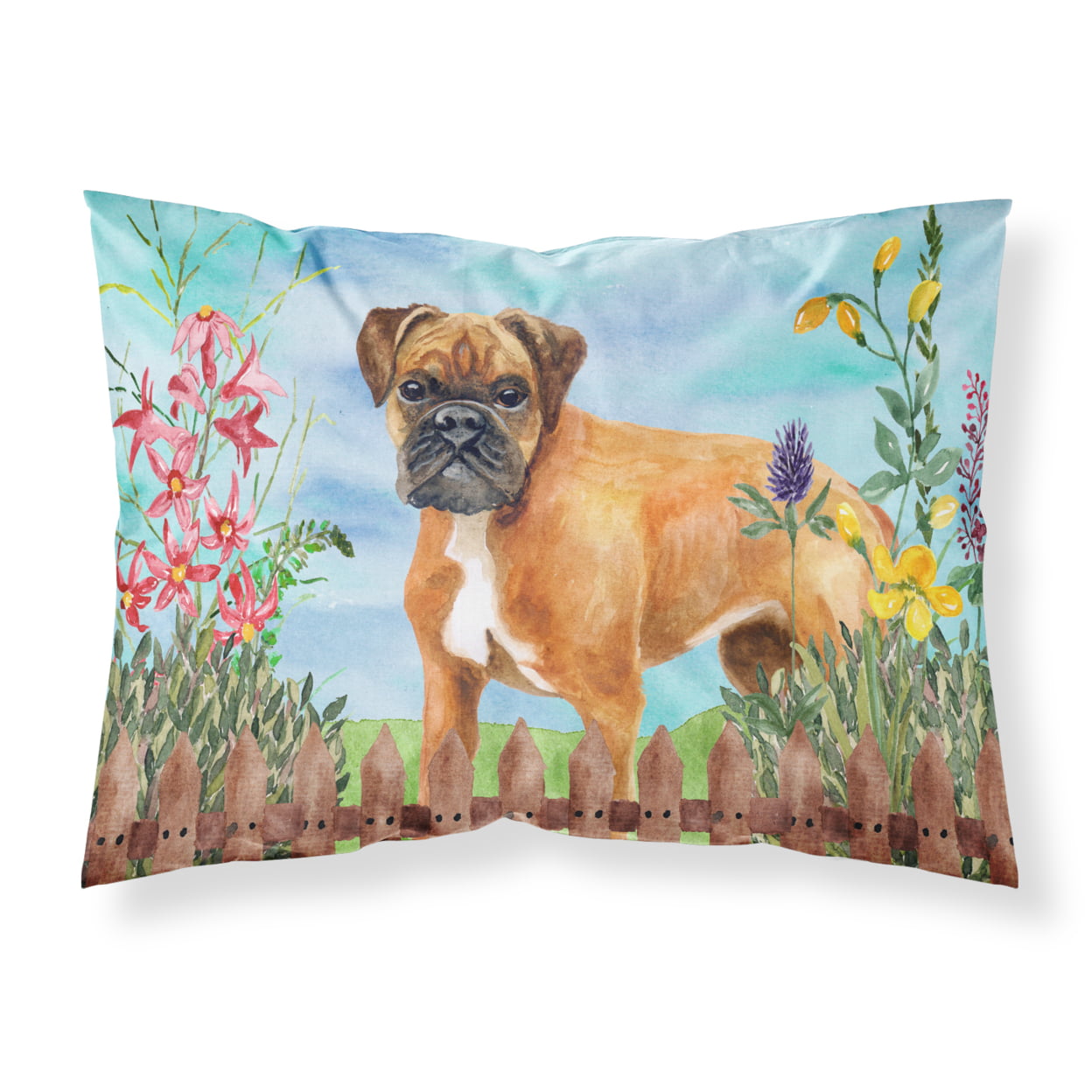 CK1202PILLOWCASE German Boxer Spring Fabric Standard Pillowcase