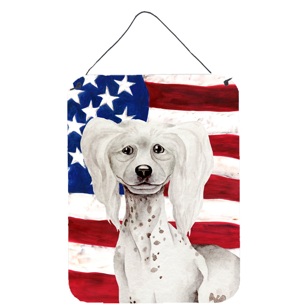 Chinese Crested Patriotic Wall or Door Hanging Prints