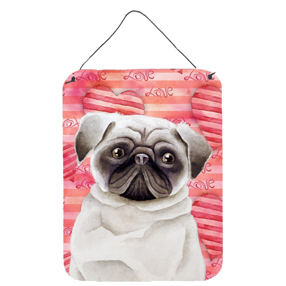 Pug Love Wall or Door Hanging Prints
