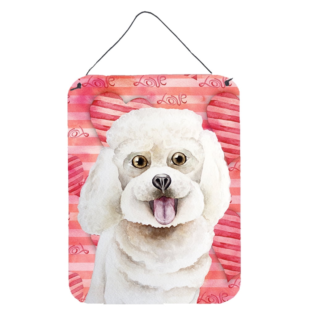 Bichon Frise Love Wall or Door Hanging Prints