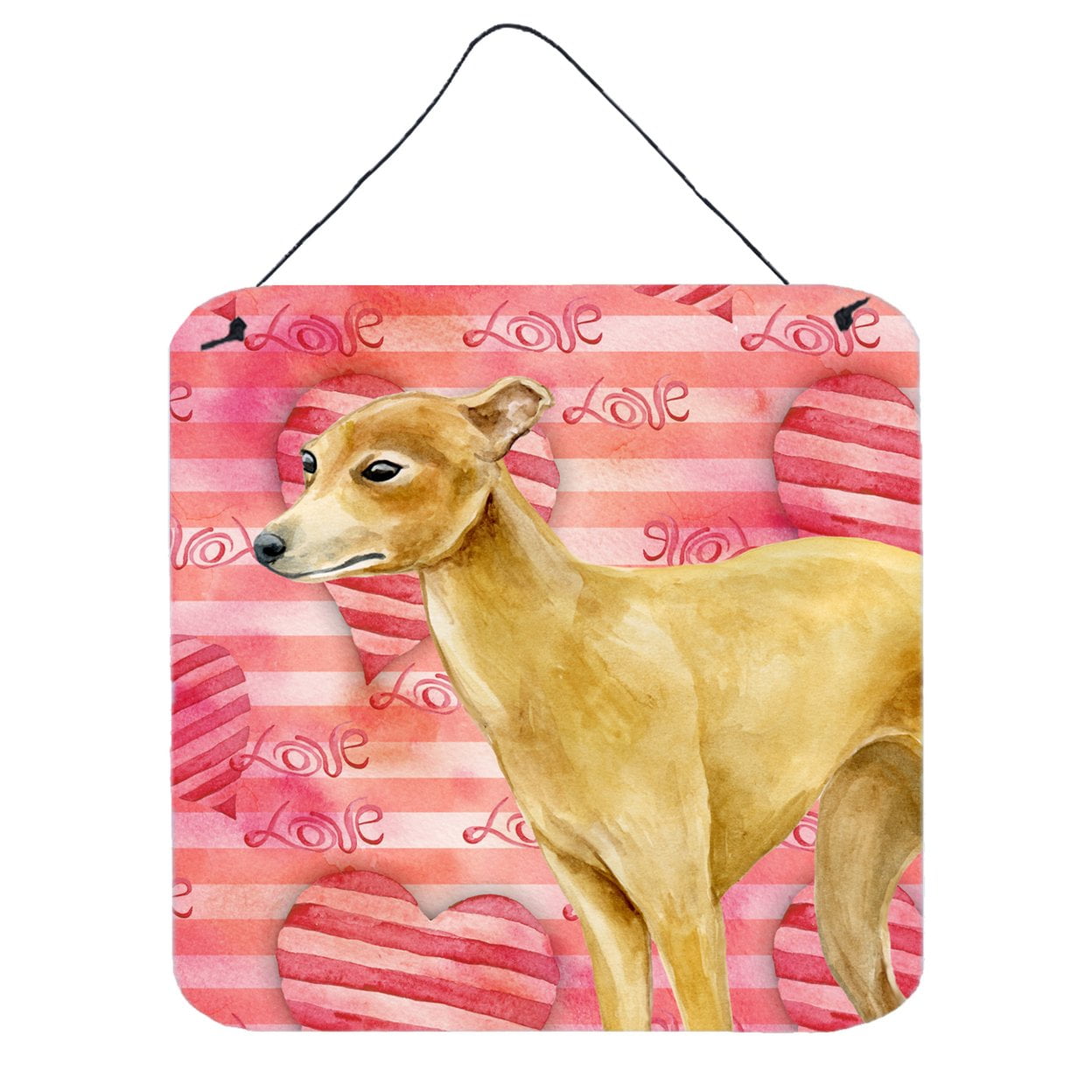 Italian Greyhound Love Wall or Door Hanging Prints
