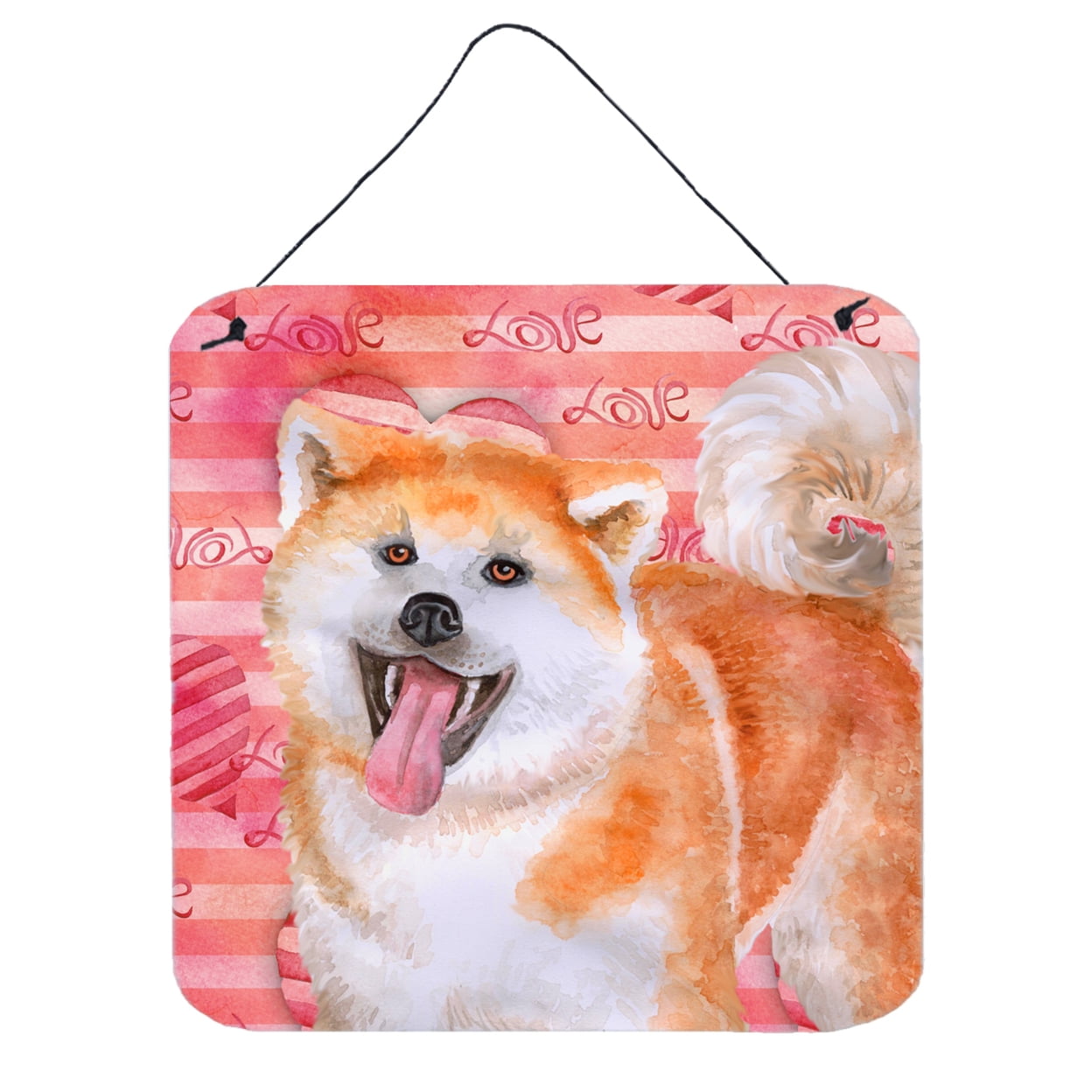 Akita Love Wall or Door Hanging Prints