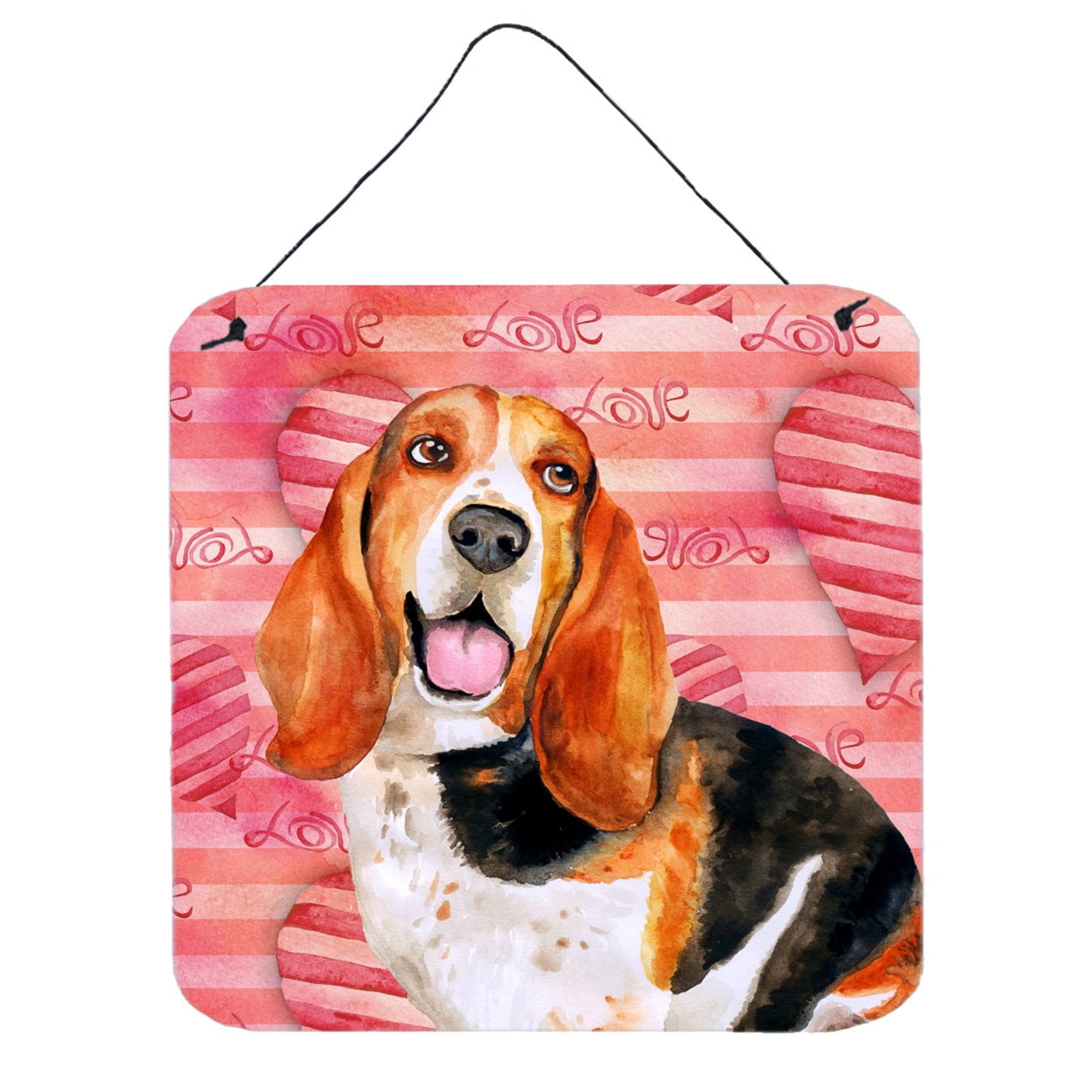 Basset Hound Love Wall or Door Hanging Prints