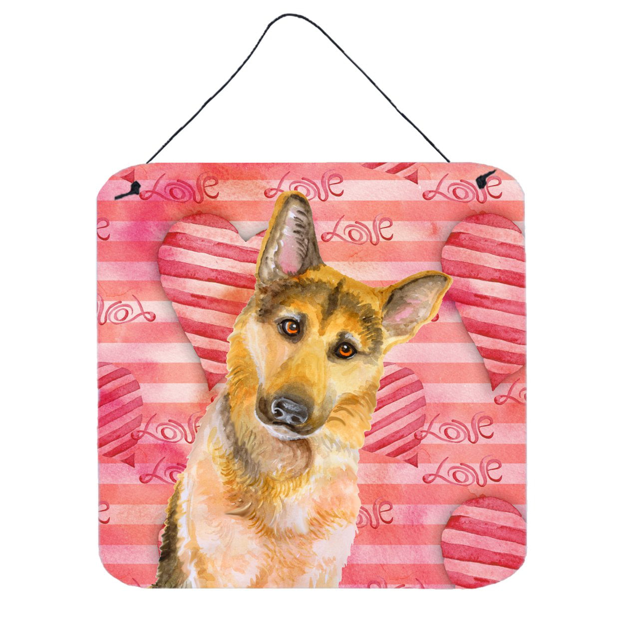 German Shepherd No 2 Love Wall or Door Hanging Prints