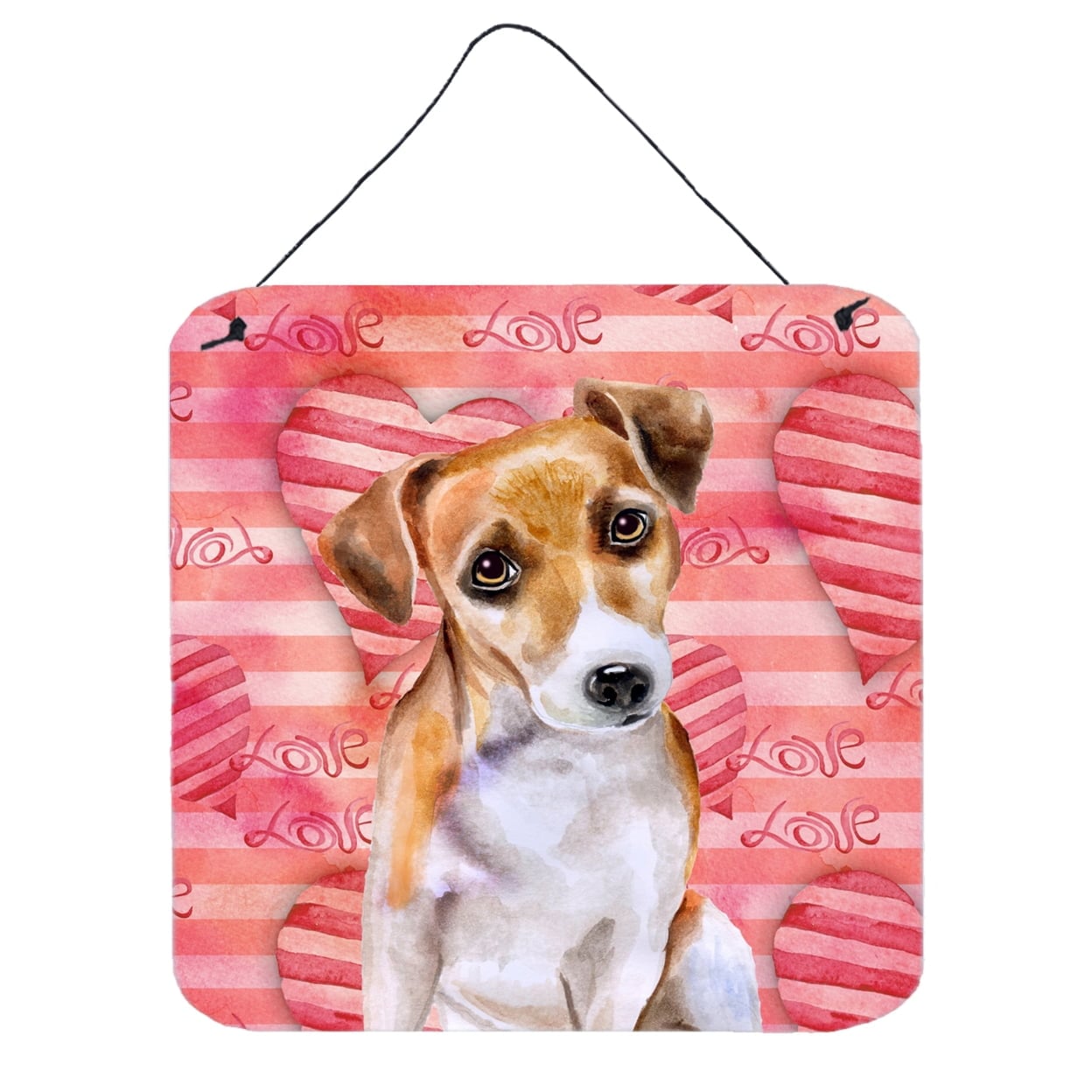 Jack Russell Terrier No 2 Love Wall or Door Hanging Prints
