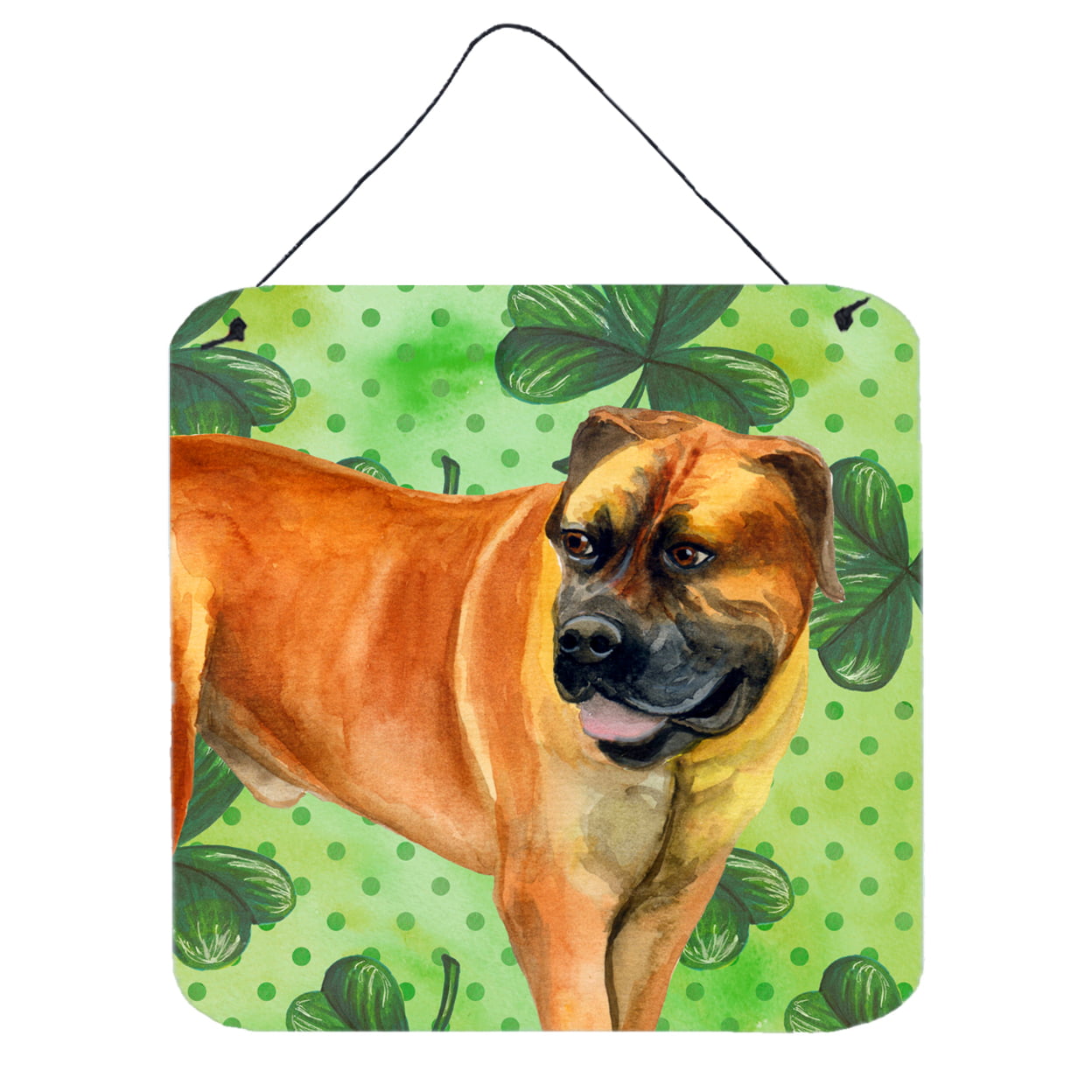 Picture of Carolines Treasures BB9820DS66 Boerboel Mastiff St Patricks Wall or Door Hanging Prints