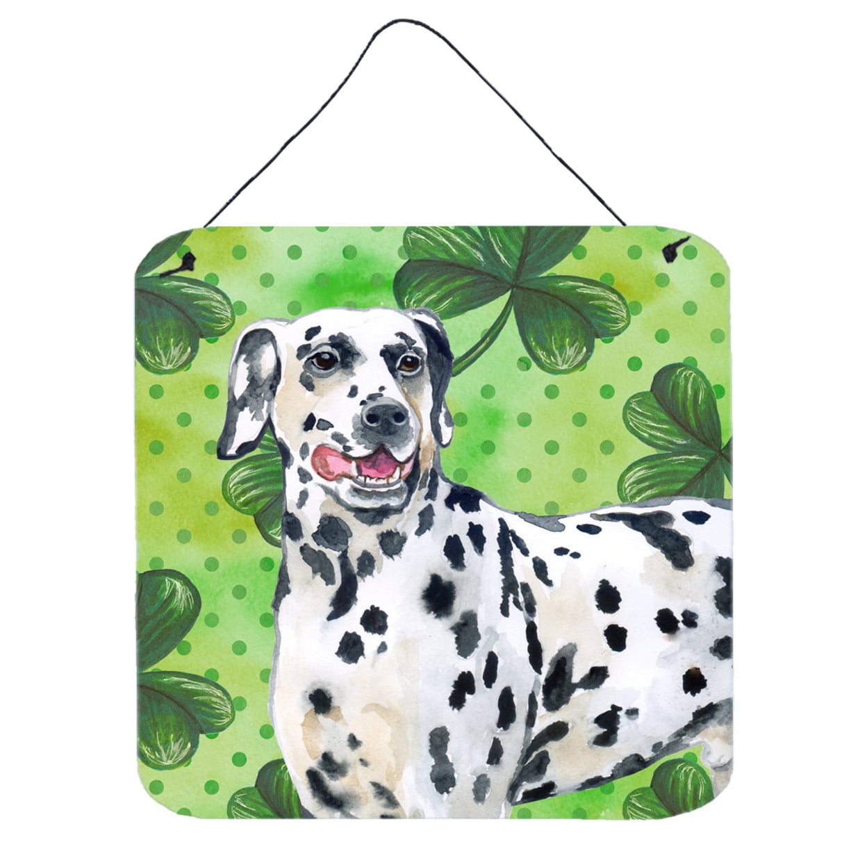 Picture of Carolines Treasures BB9827DS66 Dalmatian St Patricks Wall or Door Hanging Prints