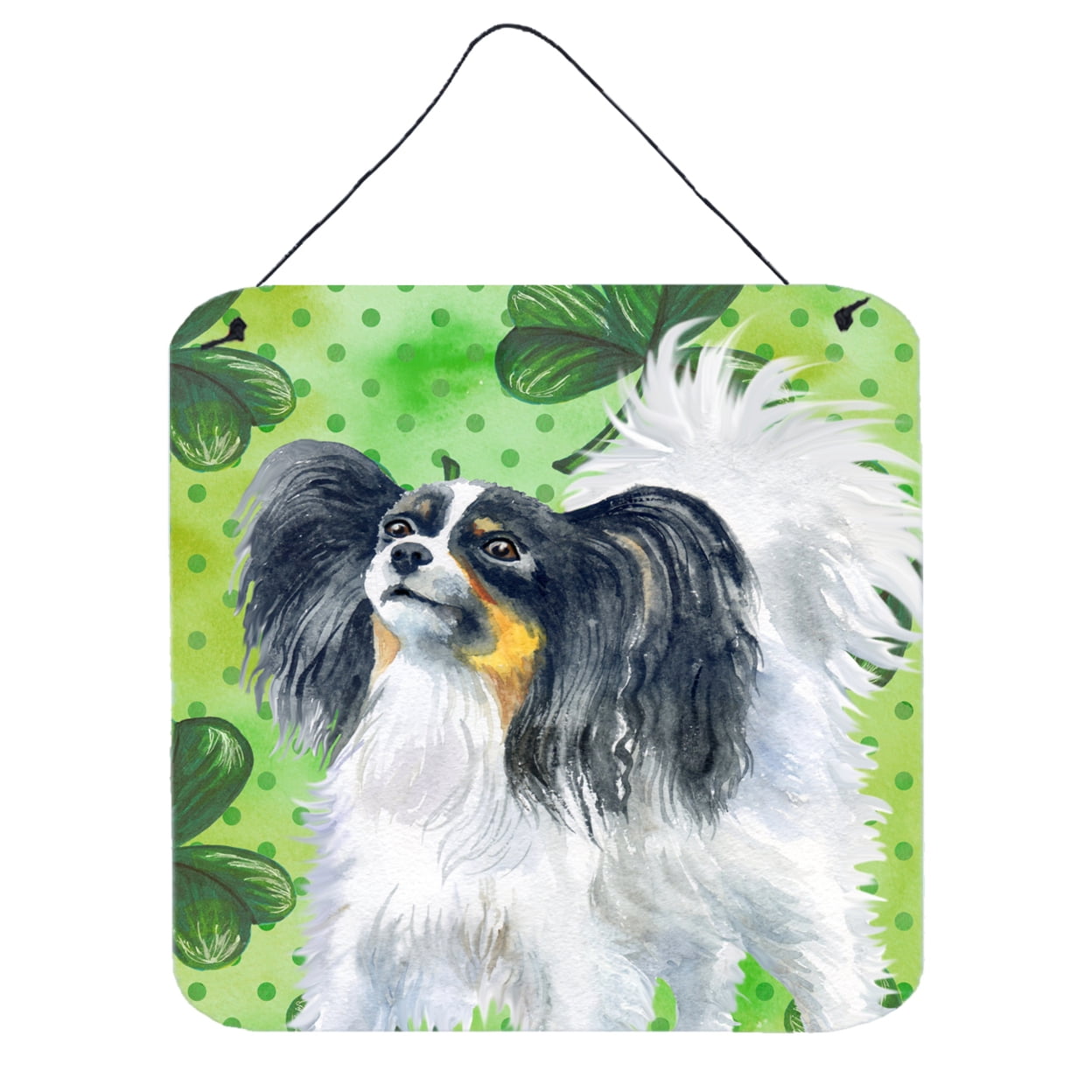 Picture of Carolines Treasures BB9831DS66 Papillon St Patricks Wall or Door Hanging Prints