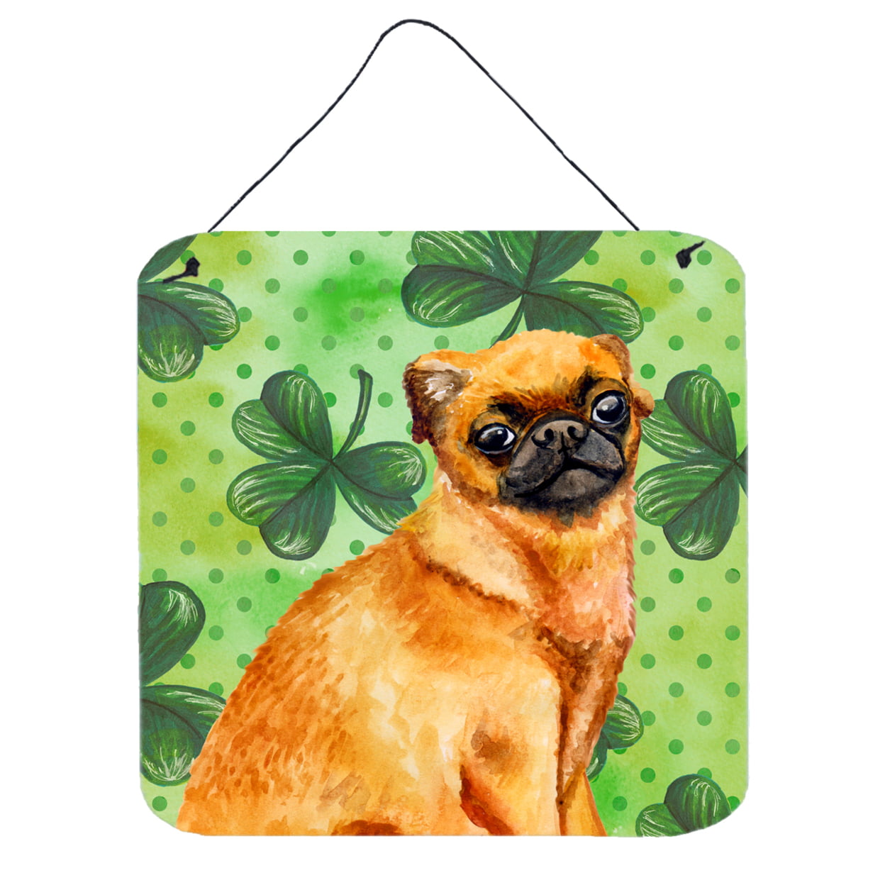 Small Brabant Griffon St Patricks Wall or Door Hanging Prints