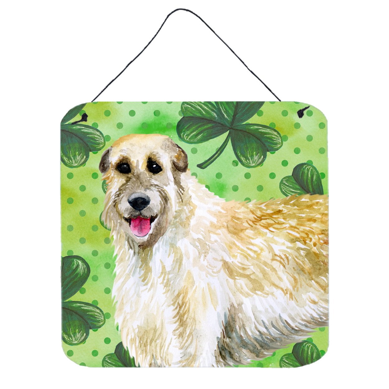 Irish Wolfhound St Patricks Wall or Door Hanging Prints