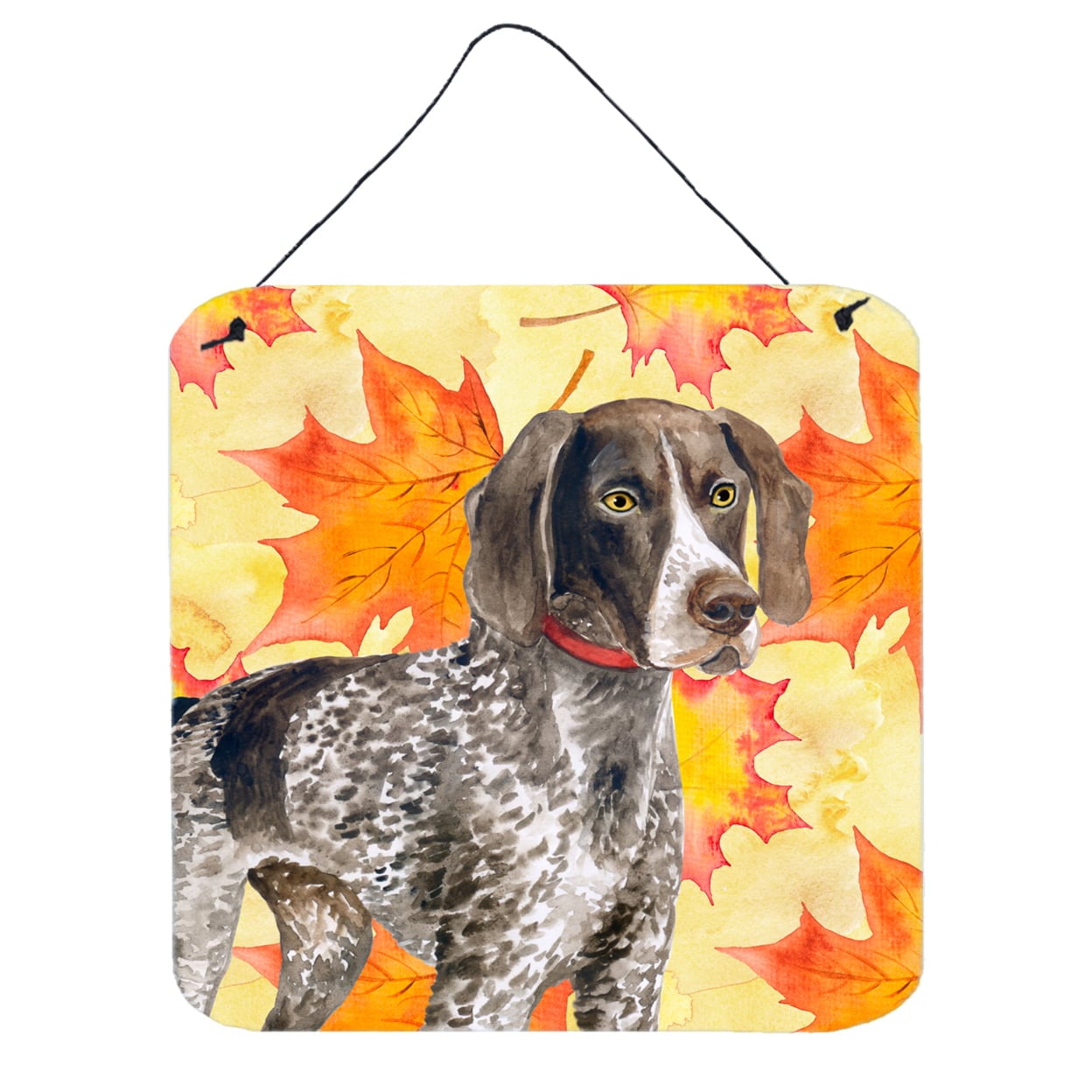 German Shorthaired Pointer Fall Wall or Door Hanging Prints