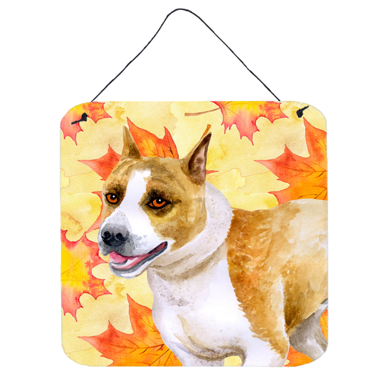 American Staffordshire Fall Wall or Door Hanging Prints
