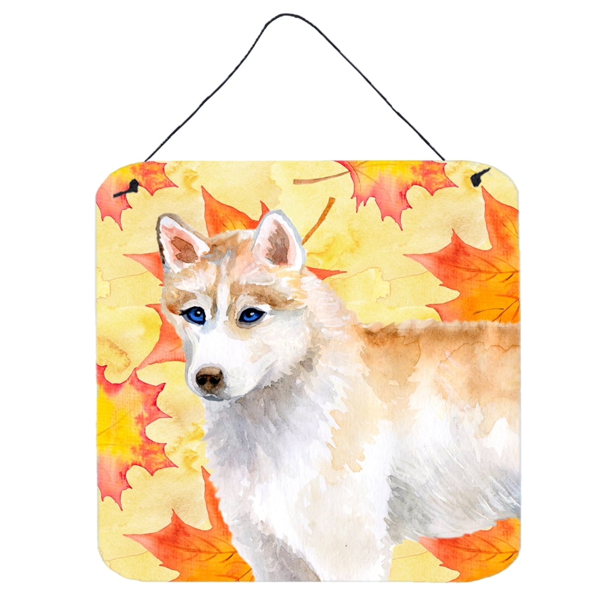 Siberian Husky Fall Wall or Door Hanging Prints