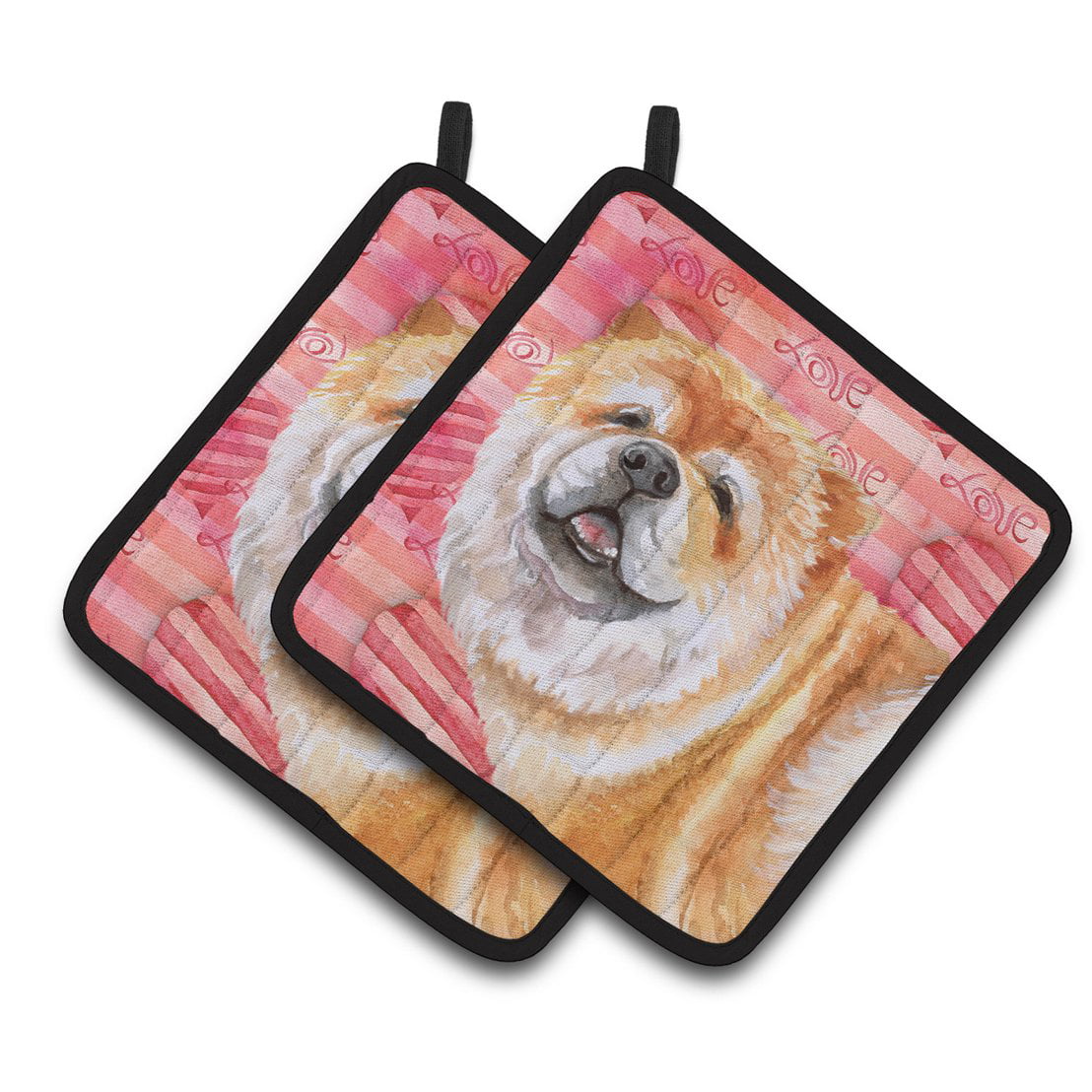 BB9782PTHD Cane Corso Love Pair of Pot Holders
