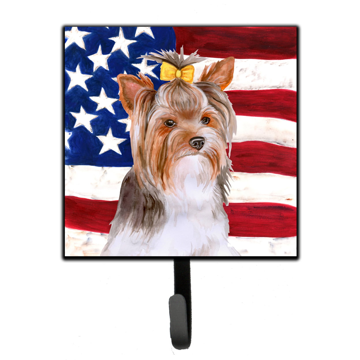 Yorkshire Terrier No 2 Patriotic Leash or Key Holder