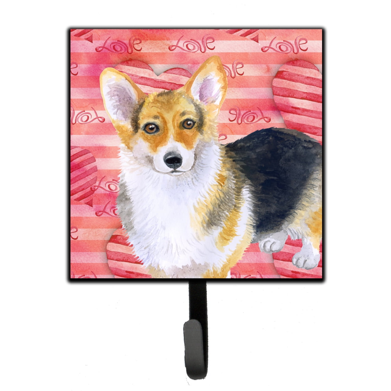 Pembroke Corgi Love Leash or Key Holder
