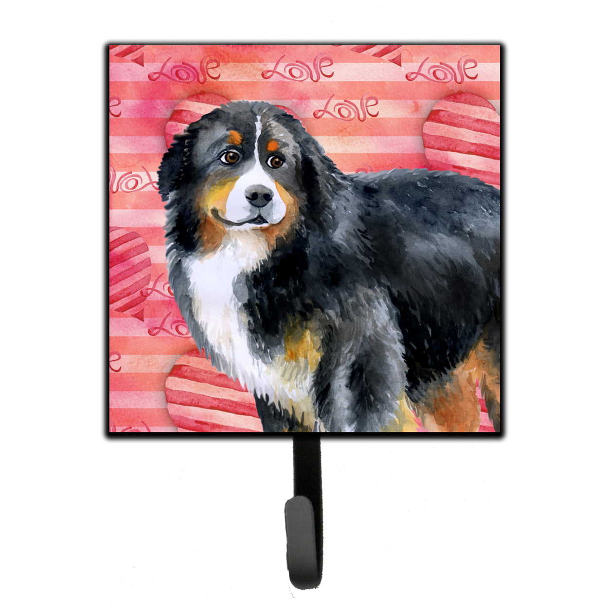 Bernese Mountain Dog Love Leash or Key Holder