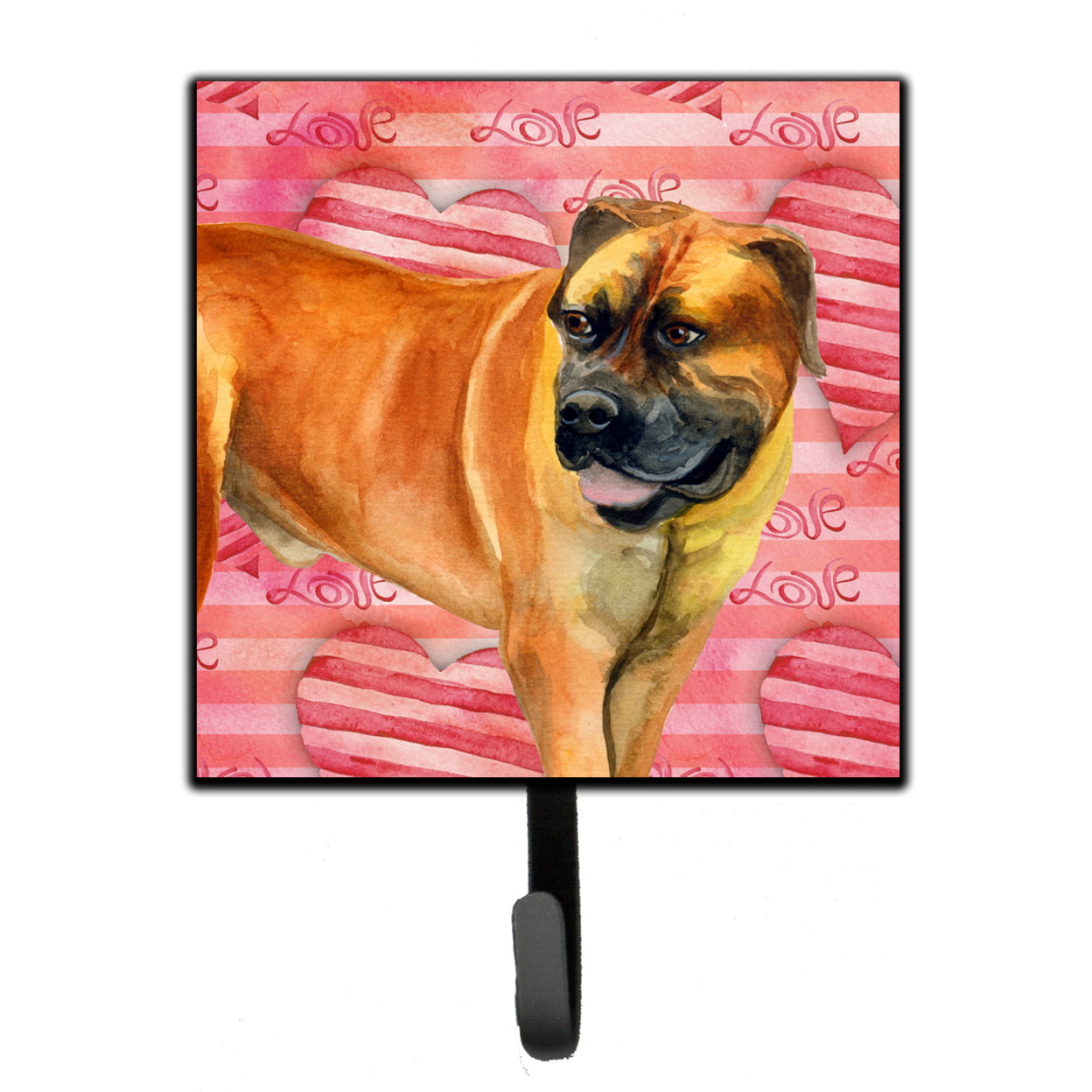 BB9733SH4 Boerboel Mastiff Love Leash or Key Holder