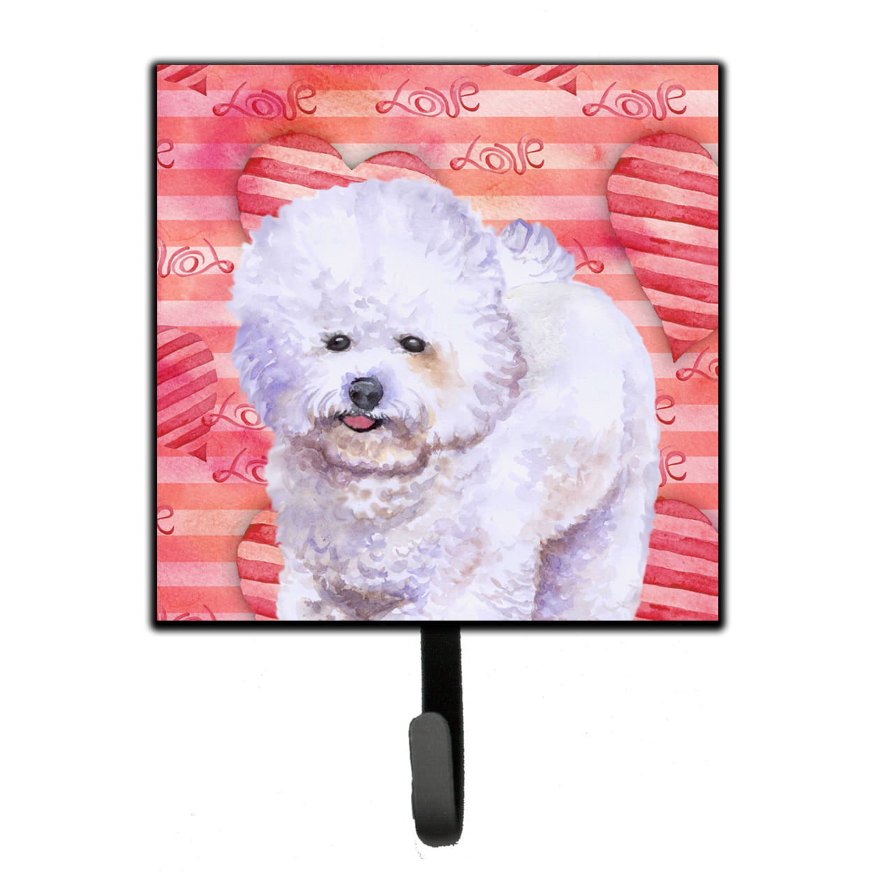Bichon Frise Love Leash or Key Holder
