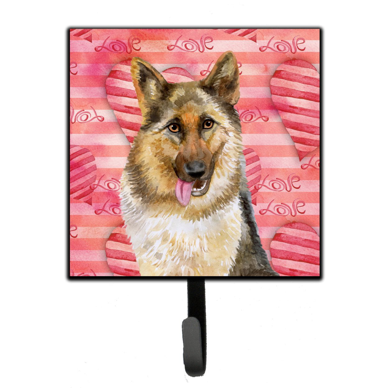 BB9741SH4 German Shepherd Love Leash or Key Holder