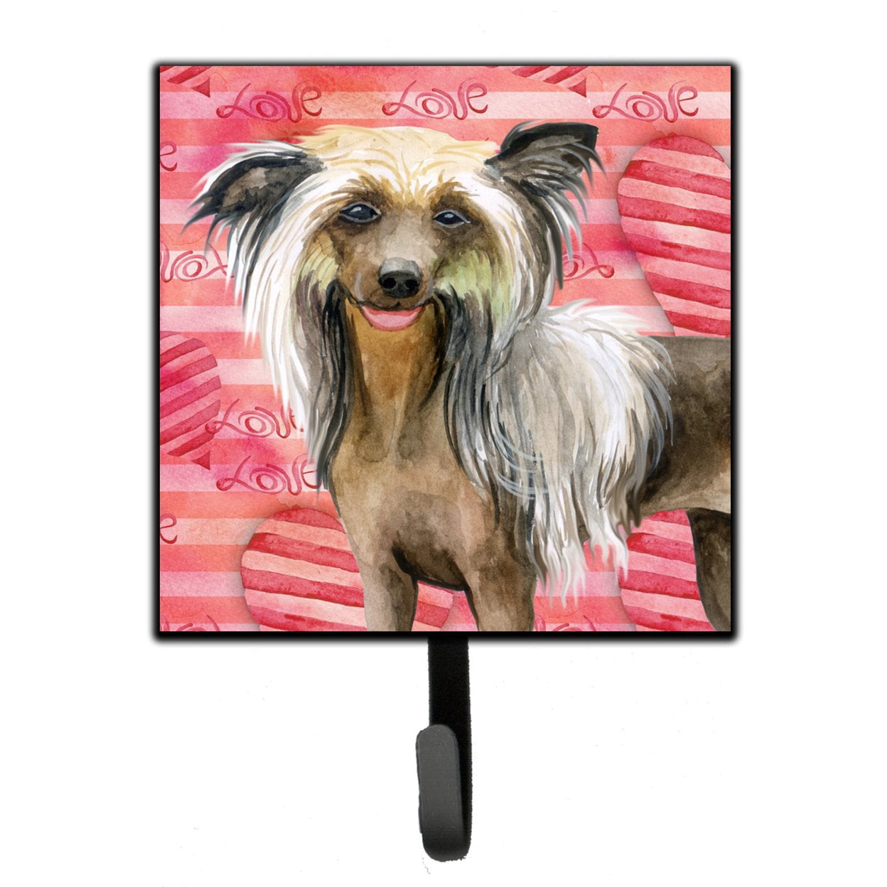 Chinese Crested Love Leash or Key Holder