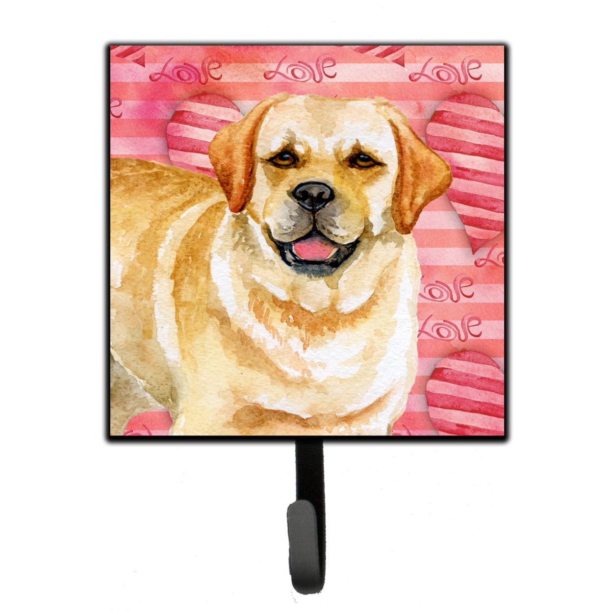 Picture of Carolines Treasures BB9751SH4 Golden Retriever Love Leash or Key Holder