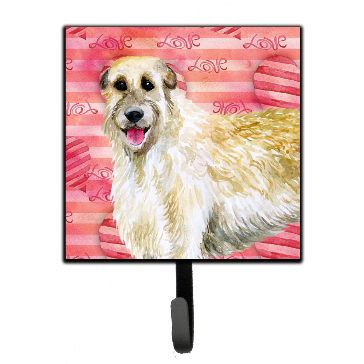 Irish Wolfhound Love Leash or Key Holder