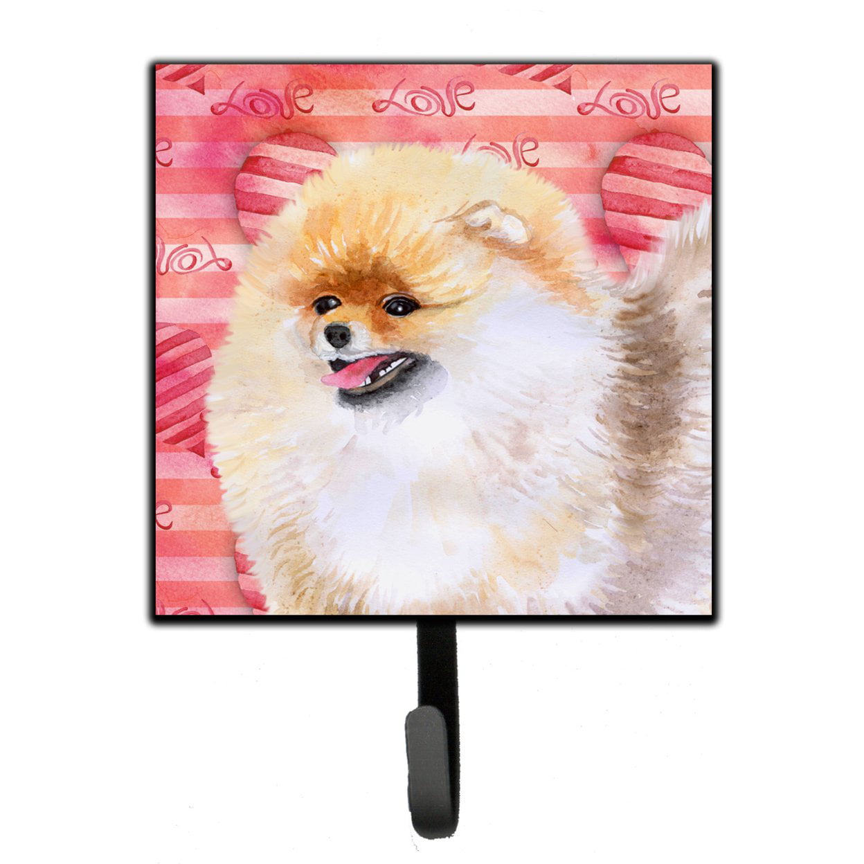 Pomeranian Love Leash or Key Holder