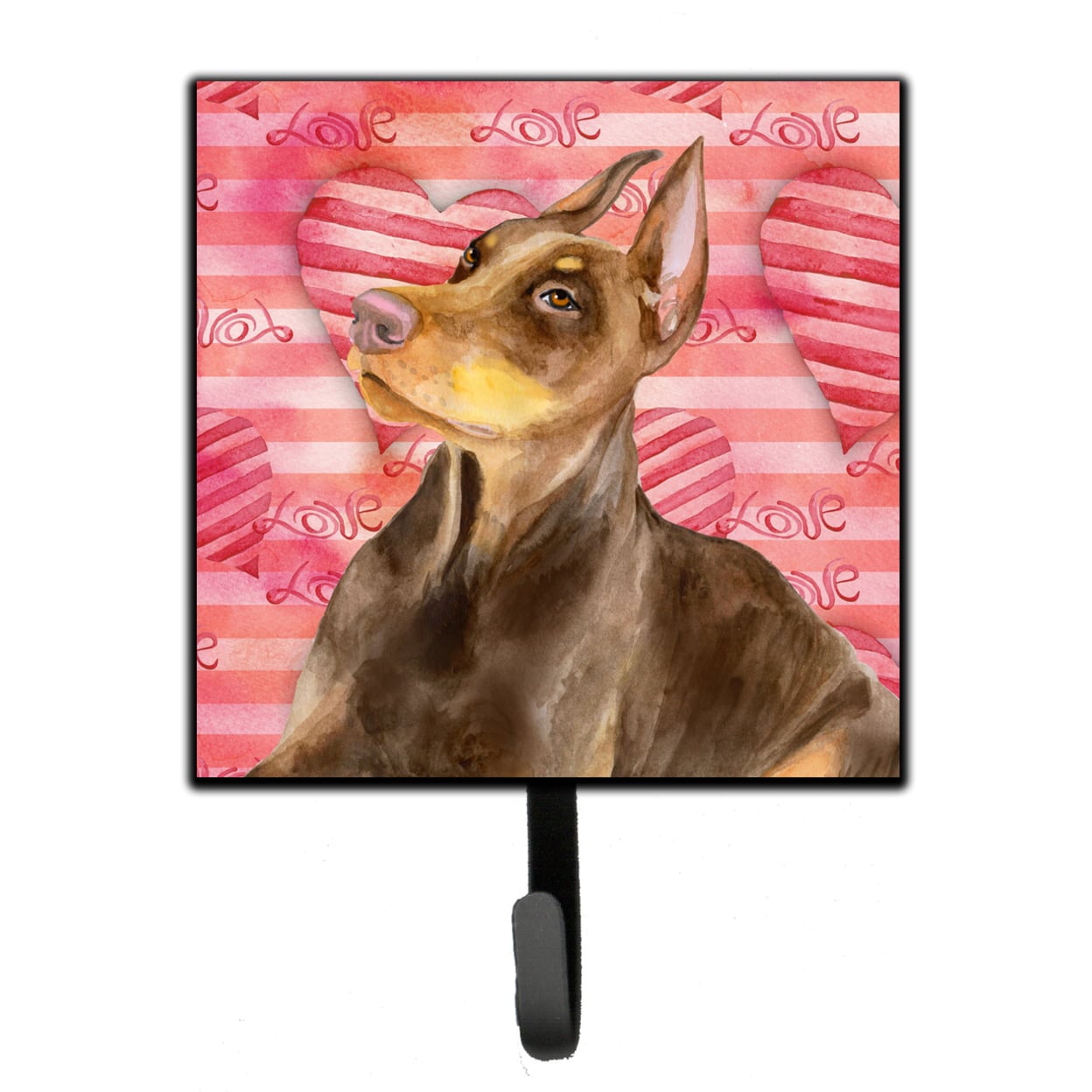Doberman Pinscher Love Leash or Key Holder