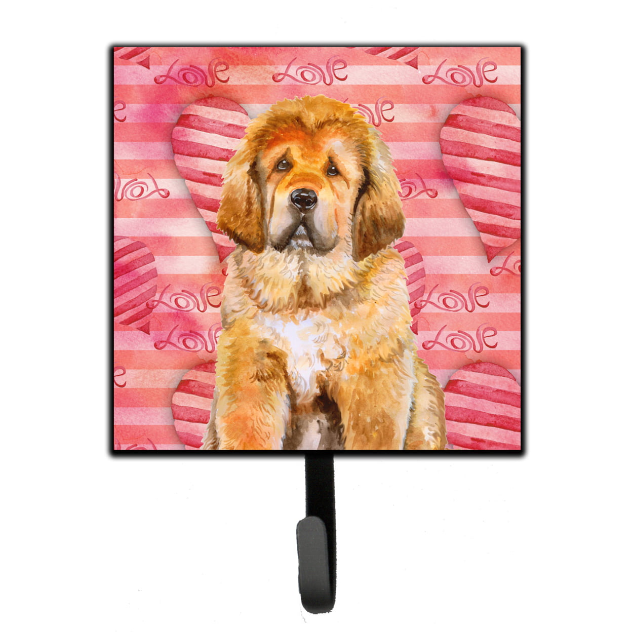 Picture of Carolines Treasures BB9808SH4 Tibetan Mastiff Love Leash or Key Holder