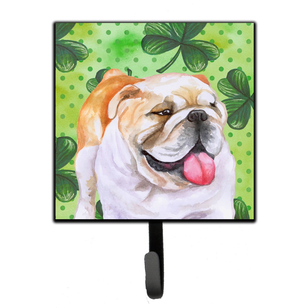 English Bulldog St.Patricks Leash or Key Holder