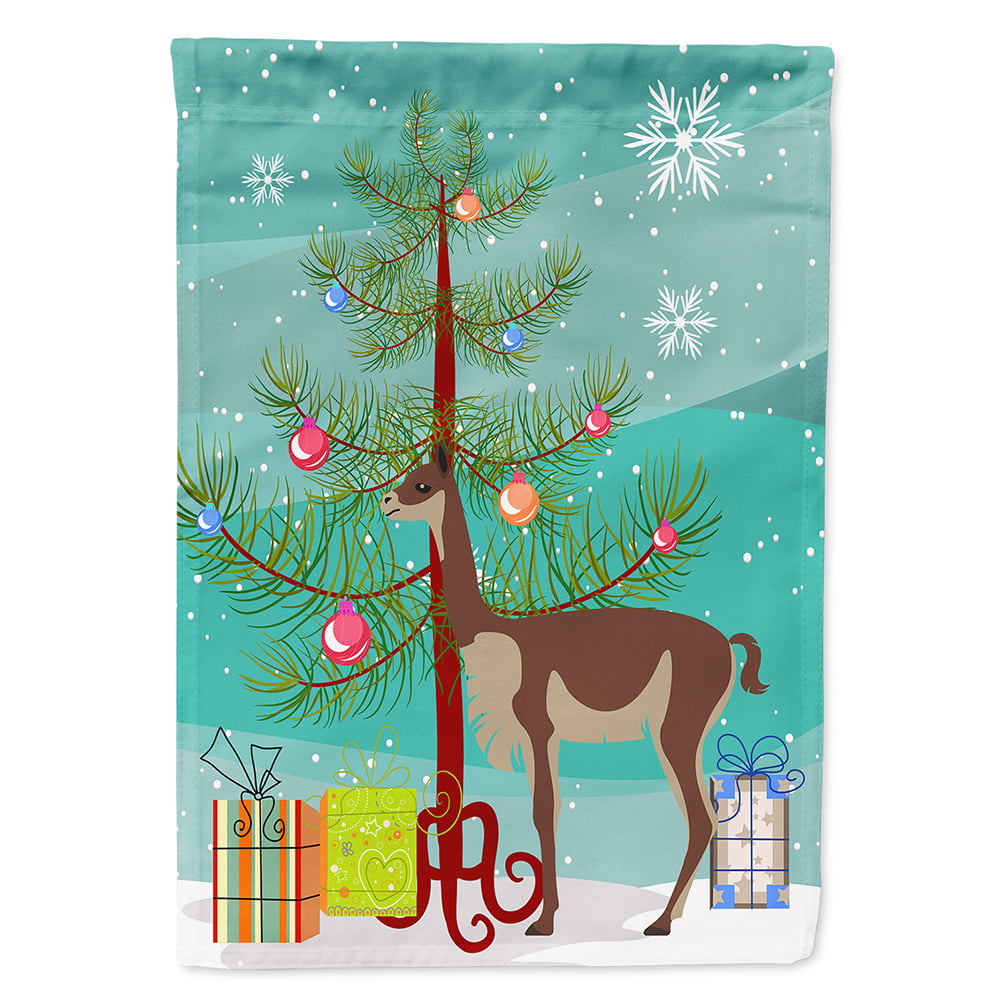 Vicugna or Vicuna Christmas Flag - Canvas House Size