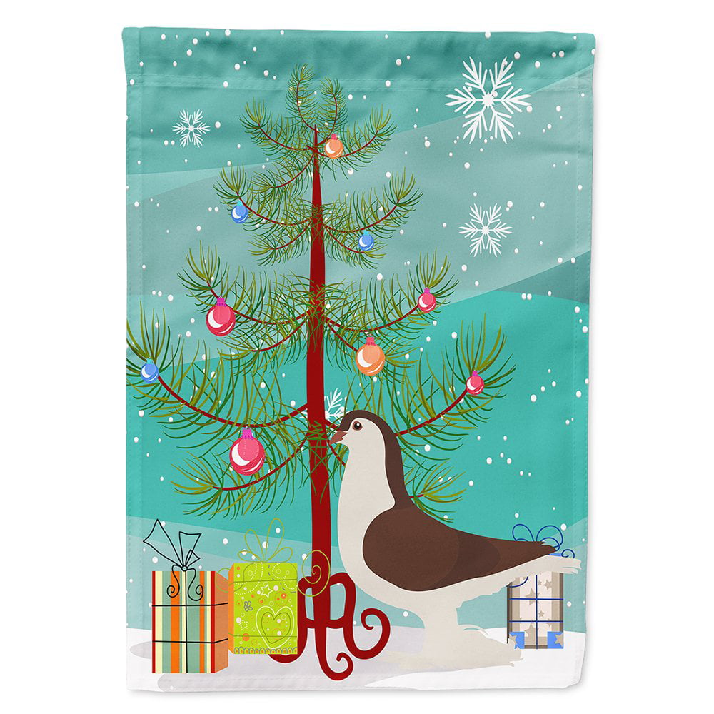 Large Pigeon Christmas Flag - Canvas House Size