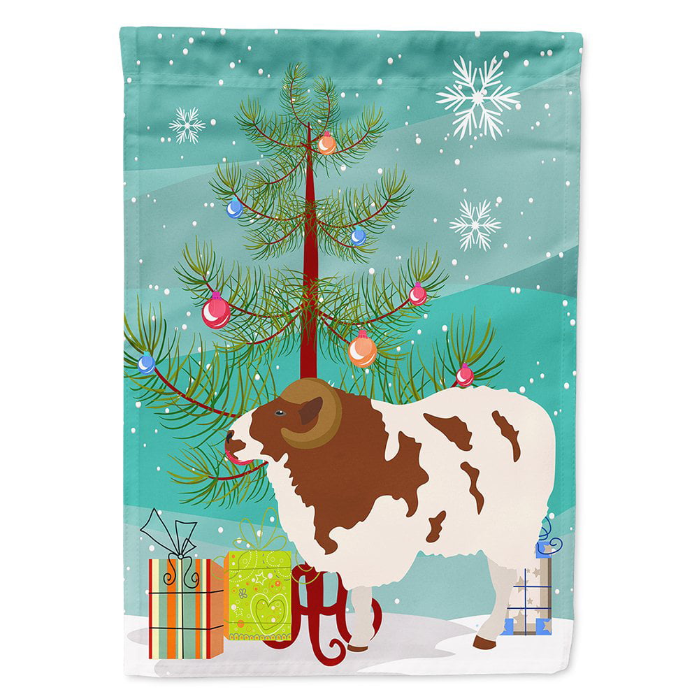 Jacob Sheep Christmas Flag - Canvas House Size